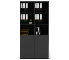 Шкаф офисный Crafto Сид 04 графит