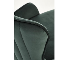 Кресло Halmar TIMOTEO (Тимотео) темно-зеленый/золото