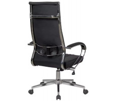 Кресло SitUp MIKE chrome (экокожа Black/Black)