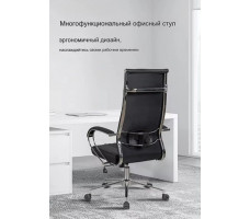 Кресло SitUp MIKE chrome (экокожа Black/Black)