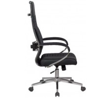 Кресло SitUp MIKE chrome (экокожа Black/Black)