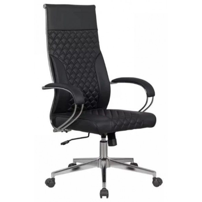 Кресло SitUp MIKE chrome (экокожа Black/Black)
