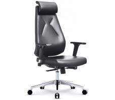 Кресло SitUp Mars (Марс) Black Chrome экокожа черный