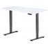 Стол с регулируемой высотой Electric Desk Light Black 120*65*2,5 см (ЛДСП)