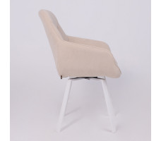 Стул поворотный Romeo Smile 360 b03 cream lux/белый