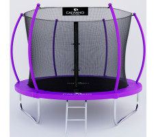 Батут с защитной сеткой Calviano 312 см - 10ft INSIDE master purple