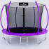 Батут с защитной сеткой Calviano 312 см - 10ft INSIDE master purple
