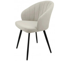 Стул Гальваник Камино лофт Catania Ivory / черный