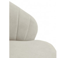 Стул Гальваник Камино лофт Catania Ivory / черный
