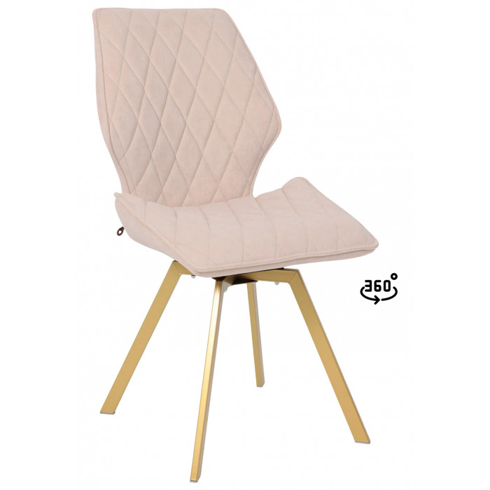 Стул поворотный Rafael M-R 360 d03 cream lux/золото