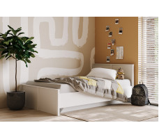 Кровать Ewa LOZ120х200 Д 160*200 с гибким основанием белый