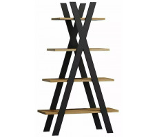 Стеллаж SIGNAL TIPI (Типи) 80*30*136 дуб вотан/черный