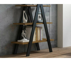 Стеллаж SIGNAL TIPI (Типи) 80*30*136 дуб вотан/черный
