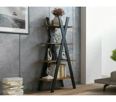 Стеллаж SIGNAL TIPI (Типи) 80*30*136 дуб вотан/черный