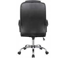 Кресло SitUp RAPID (Рапид) chrome экокожа черный