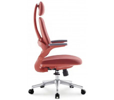 Кресло SitUp KWIN Red chrome (ткань Red/Red)