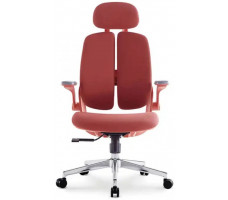 Кресло SitUp KWIN Red chrome (ткань Red/Red)