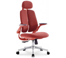 Кресло SitUp KWIN Red chrome (ткань Red/Red)