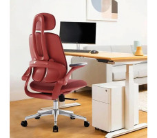 Кресло SitUp KWIN Red chrome (ткань Red/Red)