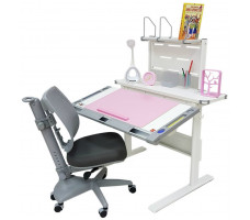 Регулируемый стол-парта COMF-PRO М7 Bianco с пеналами