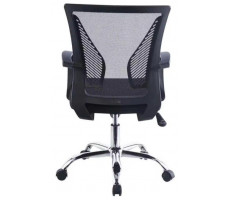 Кресло SitUp BUTTERFLY сhrome (сетка Black/Black) (MIX-34)
