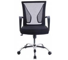 Кресло SitUp BUTTERFLY сhrome (сетка Black/Black) (MIX-34)
