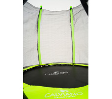 Батут с защитной сеткой Calviano 140 см - 4,5ft OUTSIDE master green (зеленый)