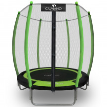 Батут с защитной сеткой Calviano 140 см - 4,5ft OUTSIDE master green (зеленый)
