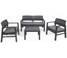 Комплект садовой мебели ProGarden Kilimanjaro set черный