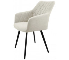 Стул  Гальваник Диаманте лофт Catania Ivory / черный