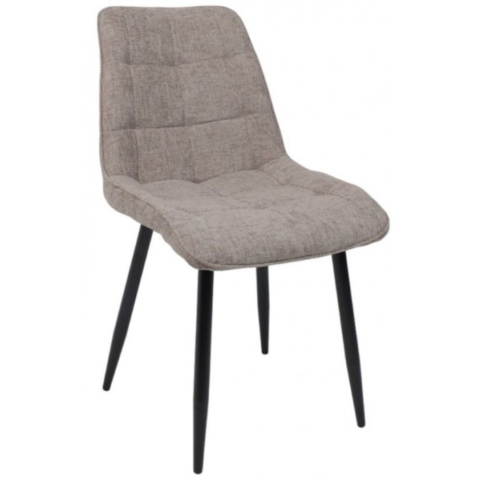 Стул AksHome CARIS (Карис) бежевый микровелюр CD2302-4/черный