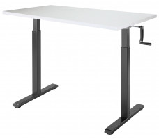 Стол с регулируемой высотой Manual Desk Compact Black 136*80*3,6 см