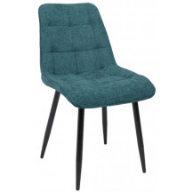 Стул AksHome CARIS (Карис) бирюзовый микровелюр CD2302-21/черный