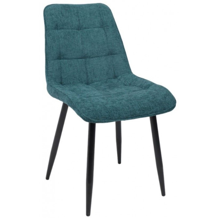 Стул AksHome CARIS (Карис) бирюзовый микровелюр CD2302-21/черный