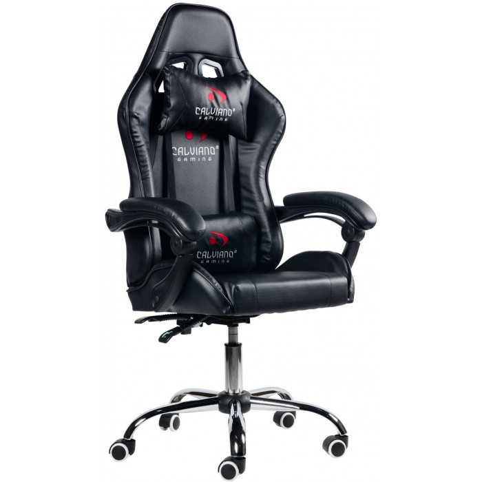 Геймерское кресло Calviano ASTI ULTIMATO total black