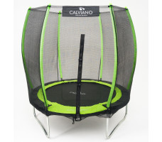 Батут с защитной сеткой Calviano 183 см - 6ft OUTSIDE master green (зеленый)