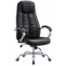 Кресло SitUp Roger (Роджер) Black Chrome экокожа черный