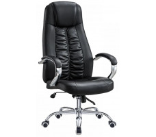 Кресло SitUp Roger (Роджер) Black Chrome экокожа черный