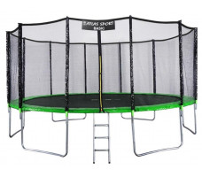Батут Atlas Sport 490 см (16ft) Basic зеленый