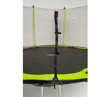 Батут с защитной сеткой Calviano 374 см - 12ft OUTSIDE master green (зеленый)