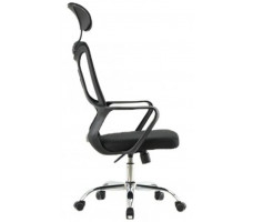 Кресло SitUp BIMA BLACK chrome (сетка Black/ Black)