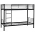 Кровать HALMAR BUNKY 90*200 двухъярусная черный