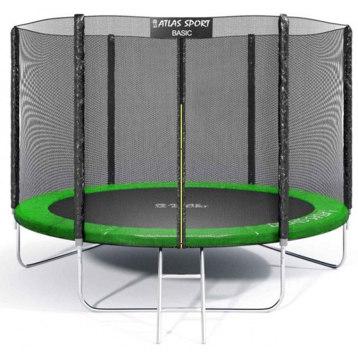 Батут Atlas Sport 252 см (8ft) BASIC зеленый