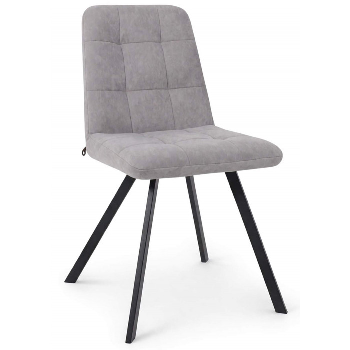 Стул Rommy b22 grey lux/черный