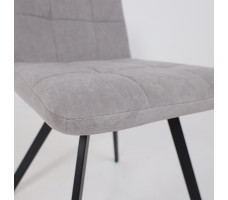 Стул Rommy b22 grey lux/черный