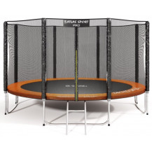 Батут Atlas Sport 374 см - 12ft PRO (усиленные опоры) оранжевый Батут Atlas Sport 374 см - 12ft PRO (усиленные опоры) оранжевый