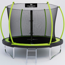 Батут с защитной сеткой Calviano 312 см - 10ft INSIDE master green