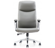 Кресло SitUp Margus (Маргус)  Grey Chrome экокожа серый