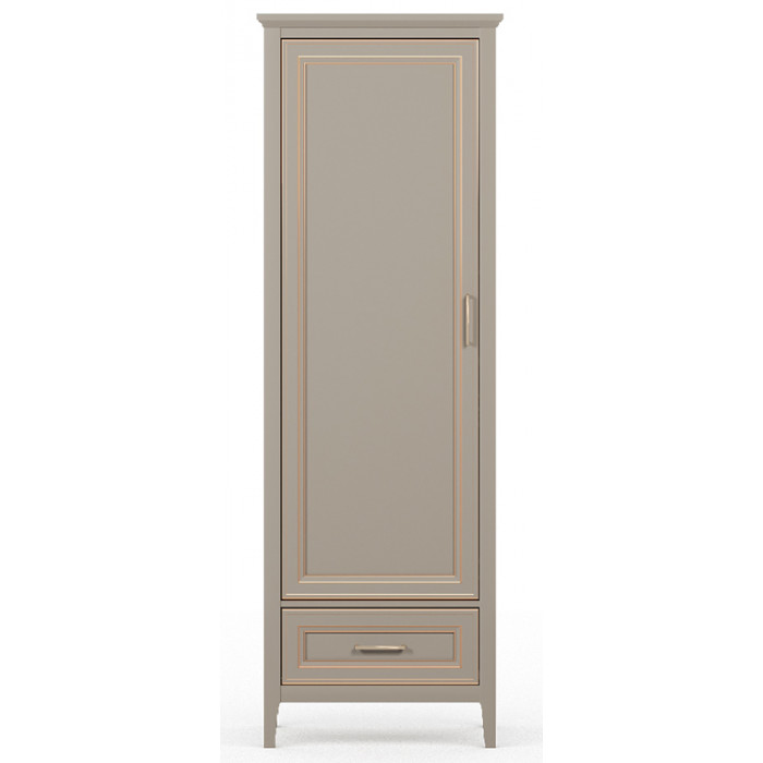 Шкаф Classic REG1D1S 68*40.5*203 глиняный серый