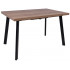 Стол Angle 120 раздвижной 120(160)*80 дуб галифакс/черный